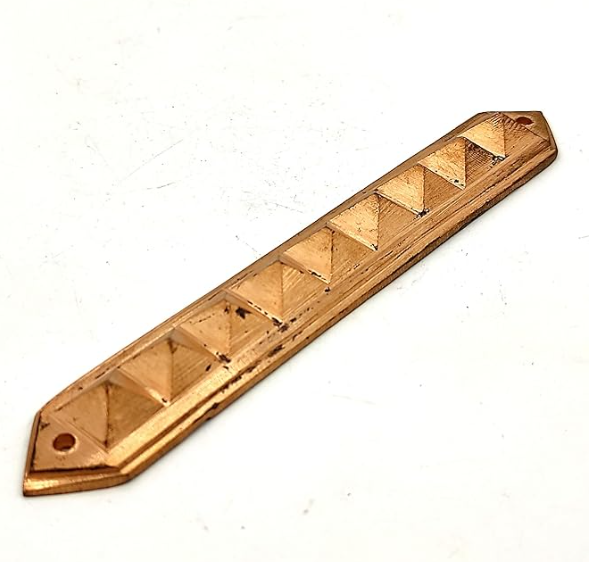 Vastu Copper Strip Pyramid Divider [ Wrong Toilet Direction, Cutting Extention]